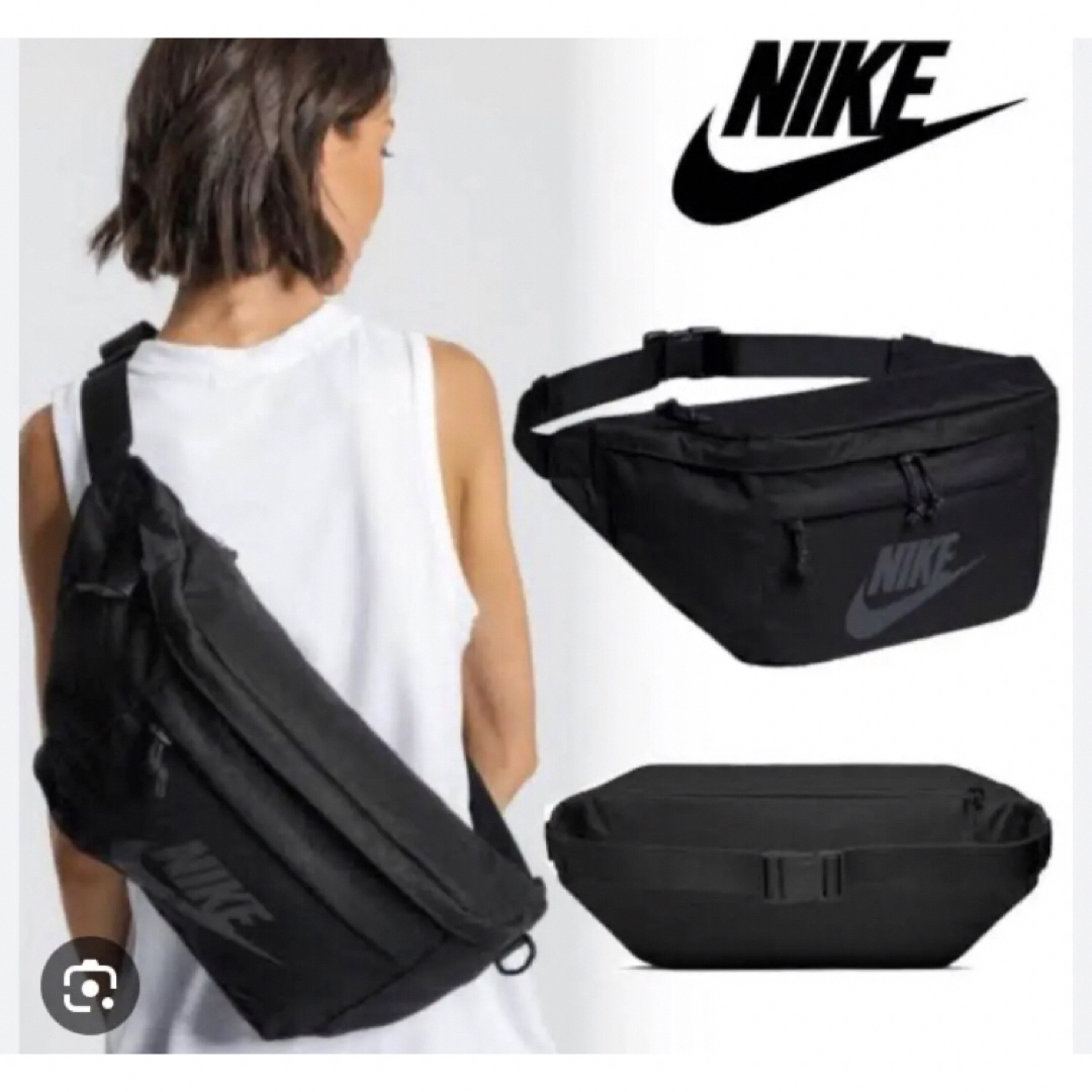 新品 ナイキNIKE テック ヒップ パック BA5751 ブラック 10L レディースのバッグ(ボディバッグ/ウエストポーチ)の商品写真