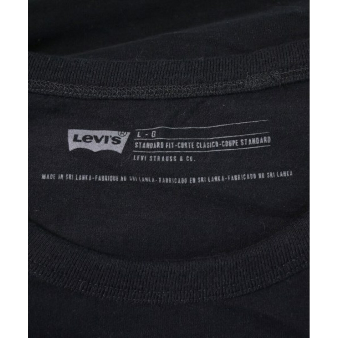 Levi's(リーバイス)のLevi's リーバイス Tシャツ・カットソー L 黒 【古着】【中古】 メンズのトップス(Tシャツ/カットソー(半袖/袖なし))の商品写真