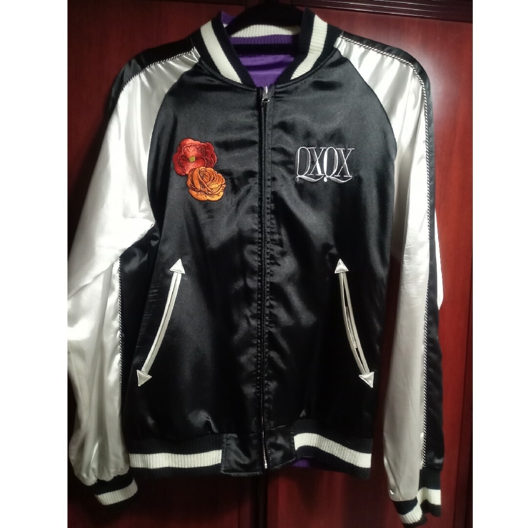 ☆超美品☆QXQX スカジャン 宇野亜喜良 ジャンパー ブルゾン - スカジャン ☆超美品☆QXQX スカジャン 宇野亜喜良 ジャンパー ブルゾン - スカジャン