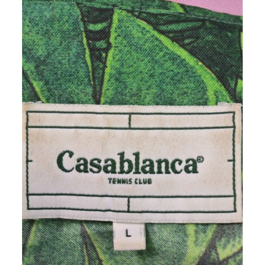 CASABLANCA カサブランカ カジュアルシャツ XL 緑