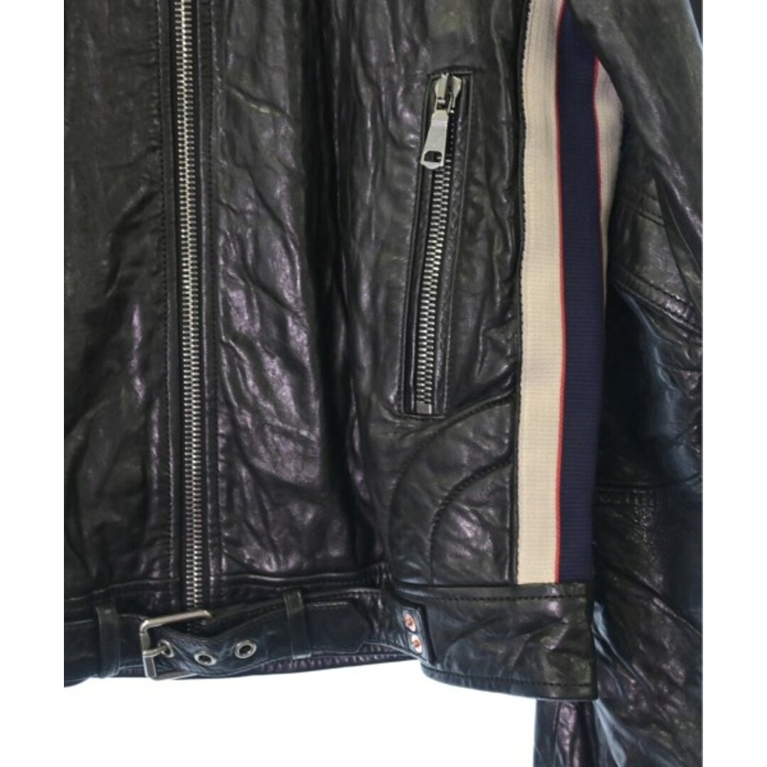 Gucci(グッチ)のGUCCI グッチ ライダース 50(XL位) 黒 【古着】【中古】 メンズのジャケット/アウター(ライダースジャケット)の商品写真