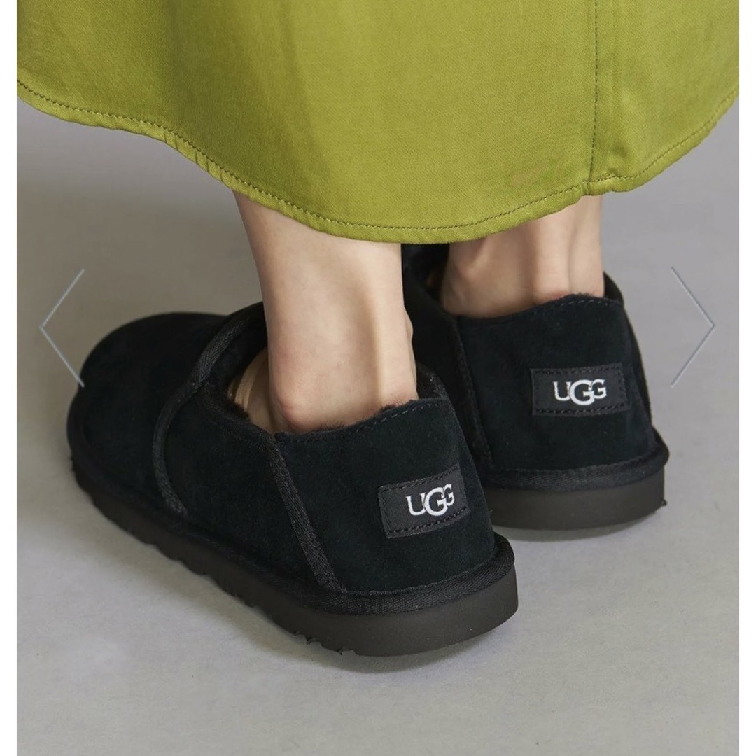 新品 UGG アグ タスマン スエード スリッポン シューズ メンズ 黒 28㎝