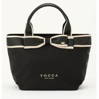 トッカ(TOCCA)のtoccaトッカ　リボン　トートバッグ　ショルダーバック(ボストンバッグ)