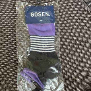 GOSEN - 【新品】ゴーセン靴下ブラック22〜25㎝