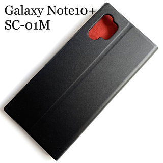 ELECOM - Galaxy Note10+(SC-01M/SCV45)用レザーケース★スリム