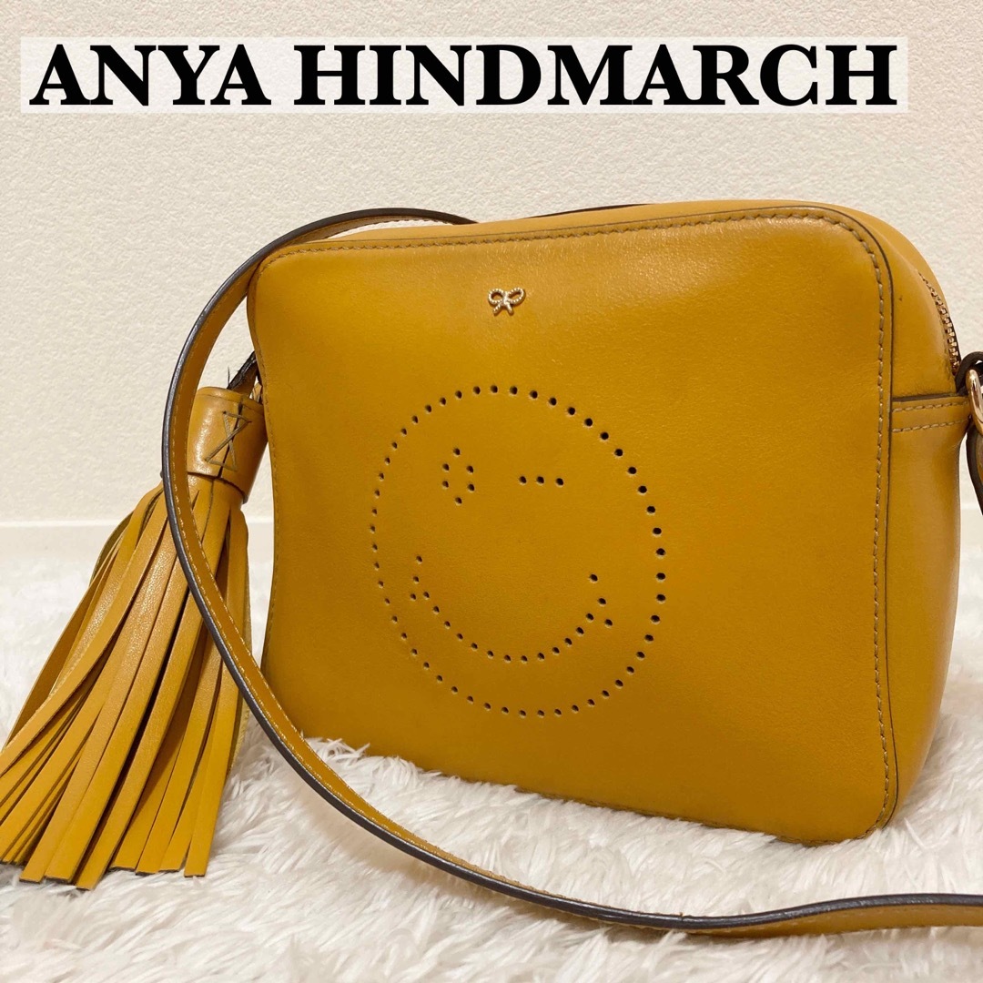 ANYA HINDMARCH - 美品 アニヤハインドマーチ スマイリー パンチング ...