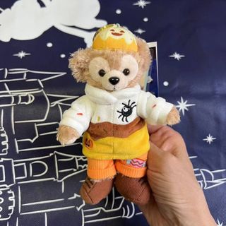 上海ディズニー　ハロウィン　ダッフィー　ぬいぐるみキーチェーン(キャラクターグッズ)