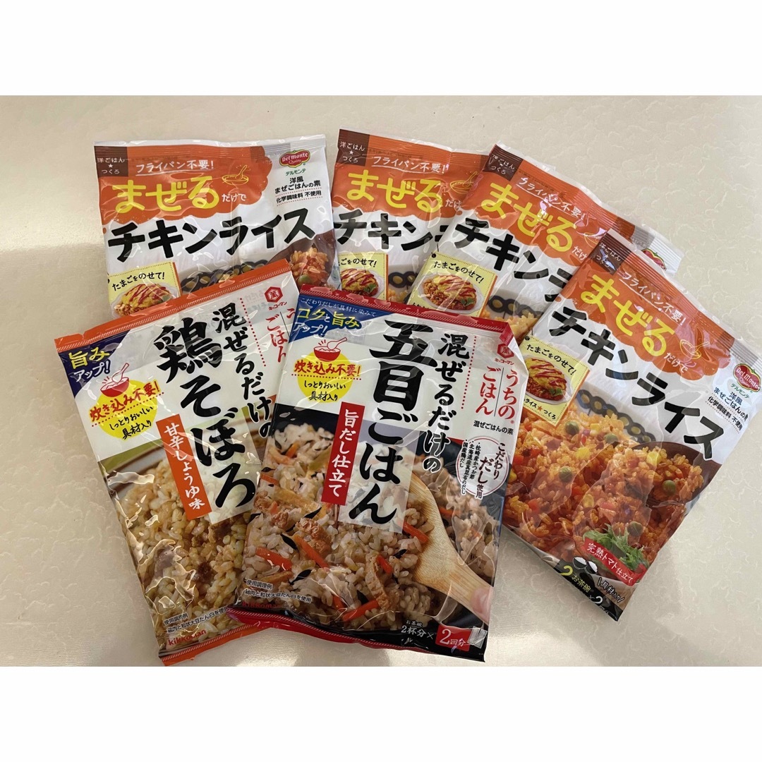 キッコーマン(キッコーマン)のKikkoman キッコーマン　うちのごはん　五目ごはん　デルモンテ 食品/飲料/酒の加工食品(レトルト食品)の商品写真