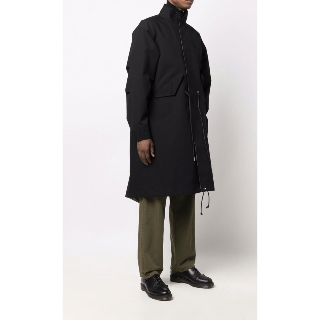 sacai(サカイ)のsacai × kaws Mods Coat ブラック サイズ1 メンズのジャケット/アウター(モッズコート)の商品写真