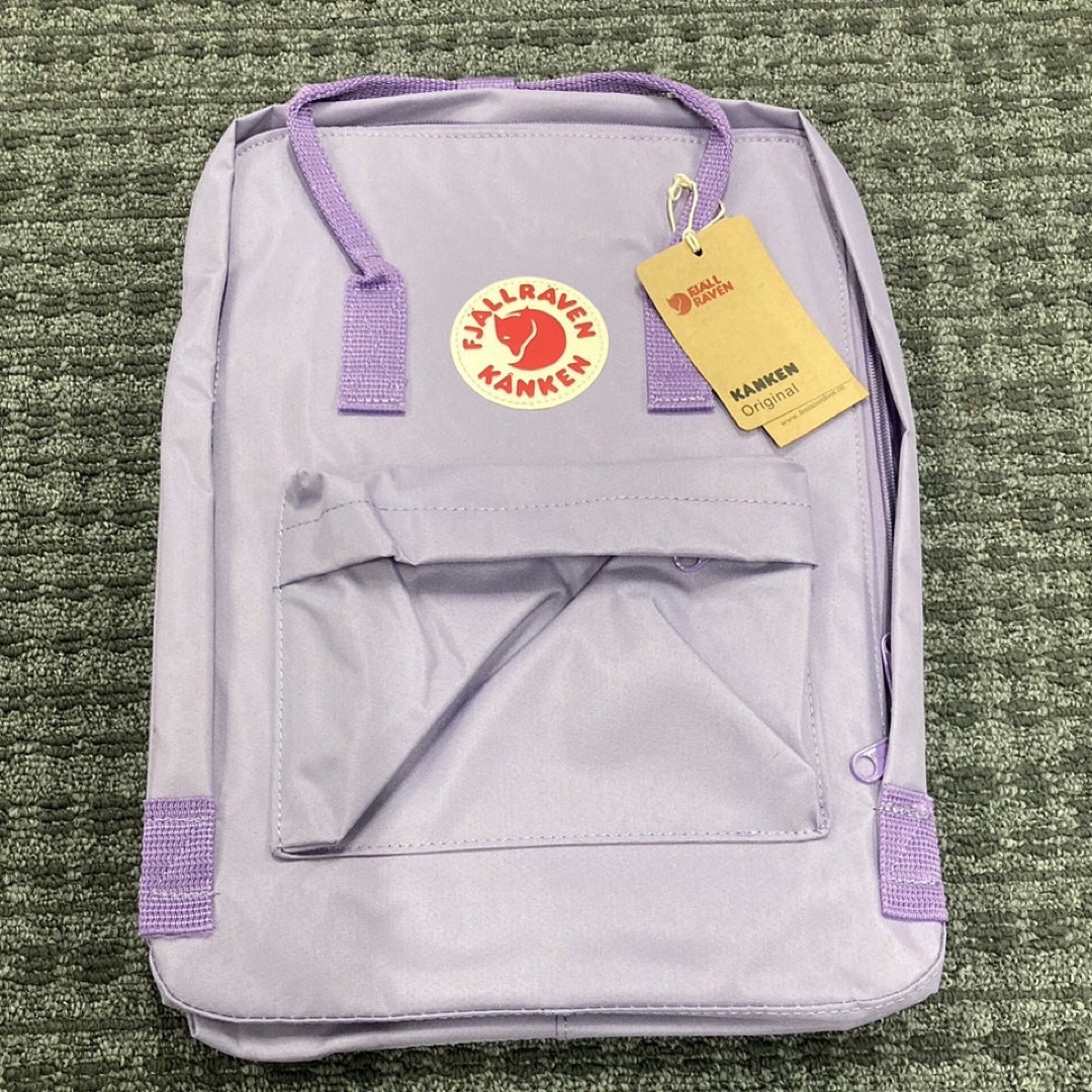 FJALLRAVEN KANKEN(フェールラーベンカンケン)の新品 フェールラーベンカンケン パープル　16L リュック キッズ/ベビー/マタニティのこども用バッグ(リュックサック)の商品写真