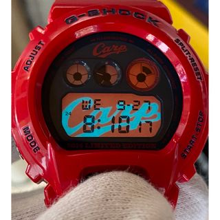 ジーショック(G-SHOCK)のコラボ/G-SHOCK/広島カープ/DW-6900/時計/2014/三つ目/限定(腕時計(デジタル))