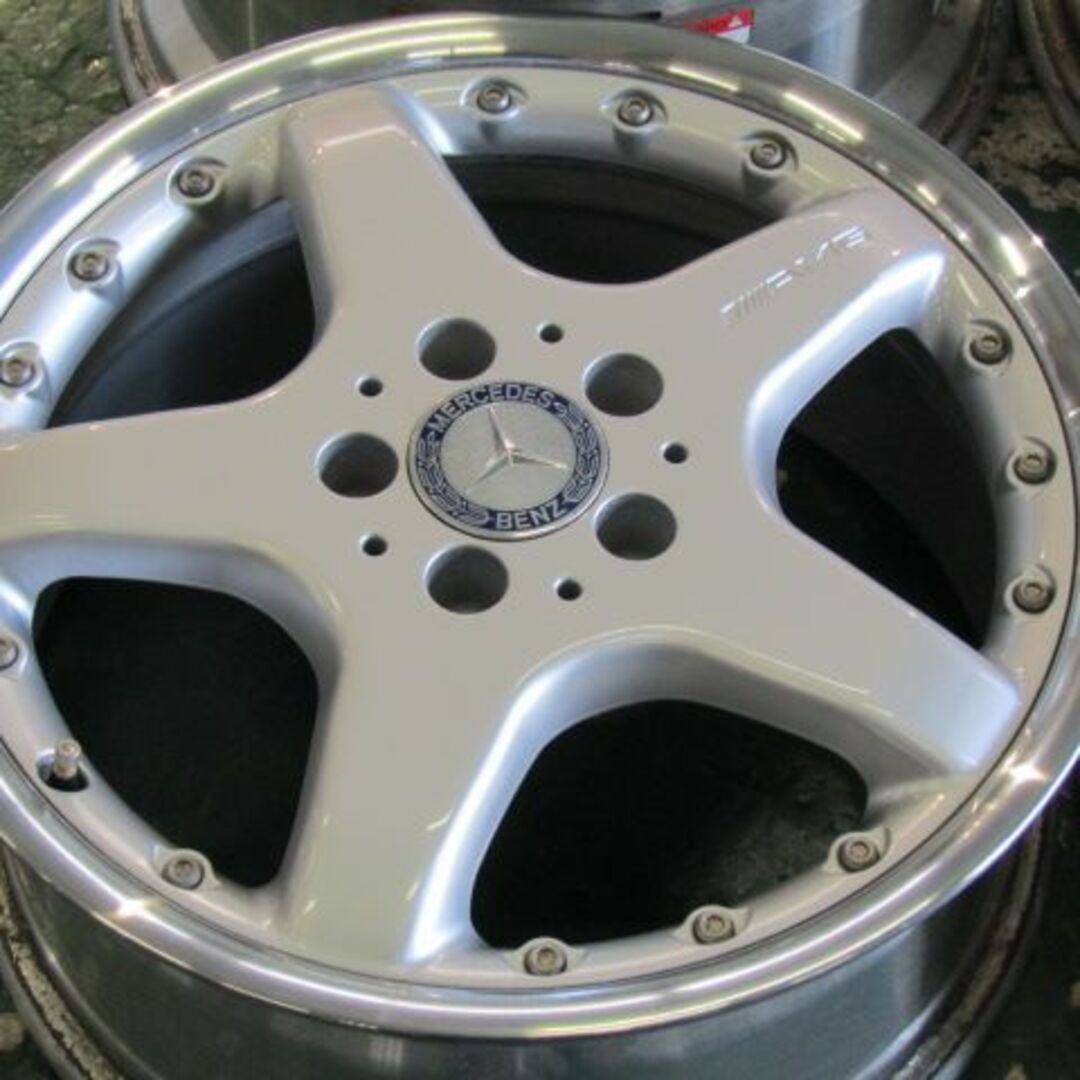 BBS(ビービーエス)の【超希少BBS製】メルセデスベンツ　W203　Cクラス純正　AMGスタイリング3 自動車/バイクの自動車(タイヤ・ホイールセット)の商品写真