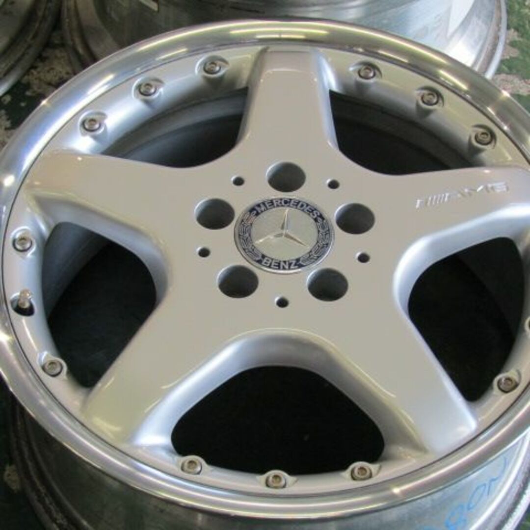 BBS(ビービーエス)の【超希少BBS製】メルセデスベンツ　W203　Cクラス純正　AMGスタイリング3 自動車/バイクの自動車(タイヤ・ホイールセット)の商品写真