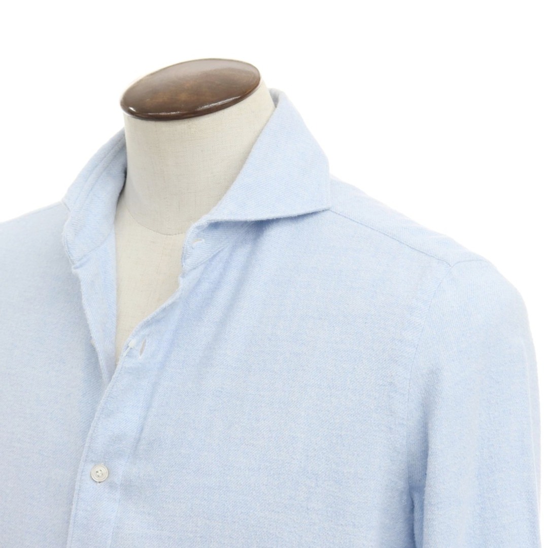 FINAMORE - 【中古】フィナモレ Finamore コットン ホリゾンタルカラー ... フィナモレ FINAMORE シャツ
