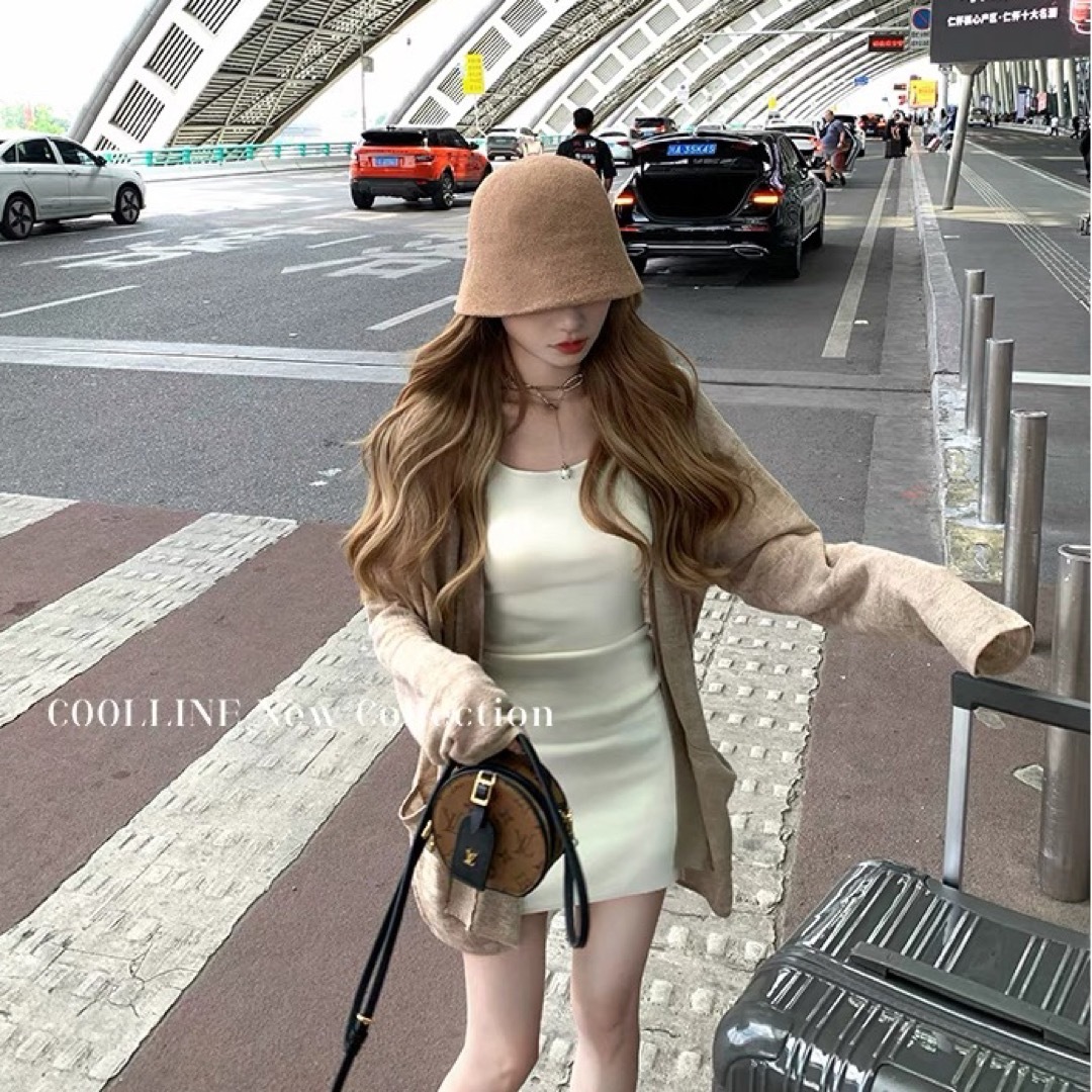 中国人気ブランド ワンホンファッション COOLLINE ミニワンピース タイト