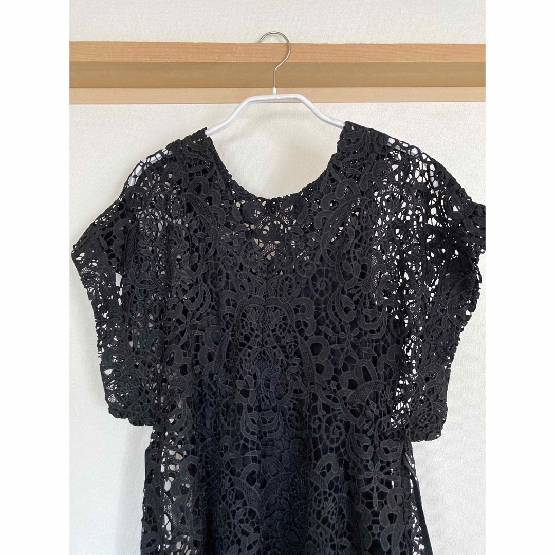 2WAY FLARE CHEMICAL LACE DRESS