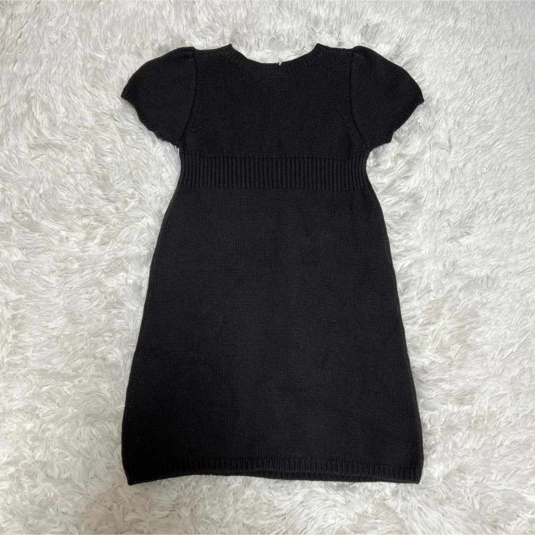 Bonpoint(ボンポワン)のBonpoint ボンポワン ニットワンピース 半袖 6a 120 キッズ/ベビー/マタニティのキッズ服女の子用(90cm~)(ワンピース)の商品写真