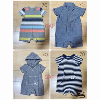 ベビーギャップ(babyGAP)のギャップ　西松屋　お買い得　ベビー服まとめ売り　(ロンパース)