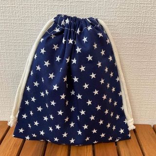 279【2点100円、3点200円引き】星柄巾着袋(その他)