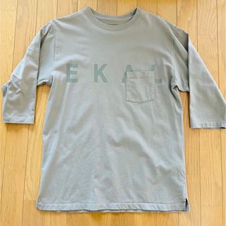 アーバンリサーチ(URBAN RESEARCH)のURBAN RESERCH（EKAL）7部袖Tシャツ／Mサイズ／薄グリーン(Tシャツ/カットソー(七分/長袖))