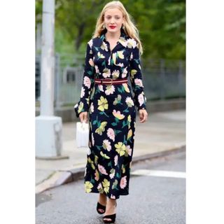 希少 コンスエロ期】MARNI ロング総柄ワンピース 42-