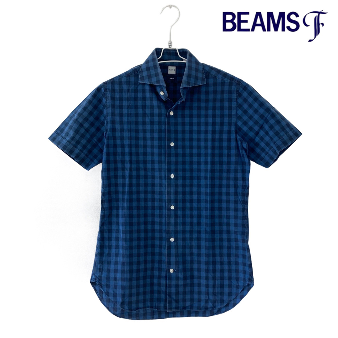 BEAMS F(ビームスエフ)の【匿名配送】BEAMS Fビームスエフ メンズチェックシャツ半袖 XS メンズのトップス(シャツ)の商品写真