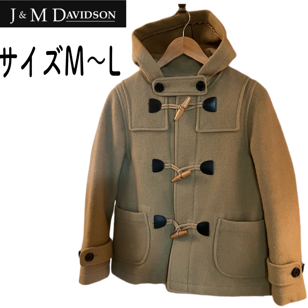 【極美品】J&M DAVIDSON ショートダッフルコート　カーキ　サイズM〜L