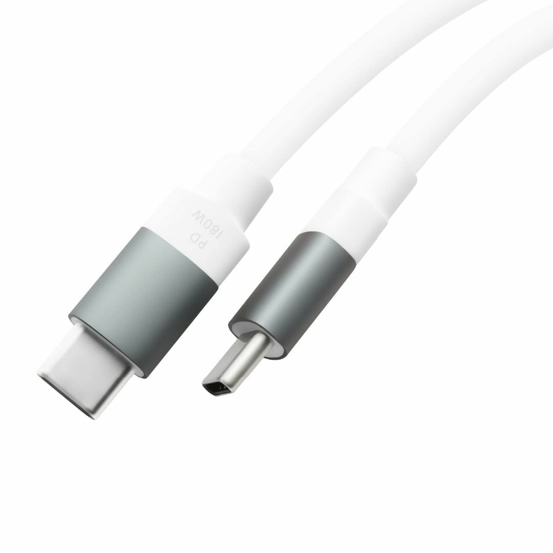 【色: 白(ホワイト)】エフエスシー デザイン 高性能 USB C to USB
