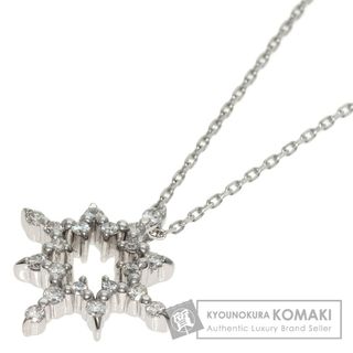 スタージュエリー(STAR JEWELRY)のSTAR JEWELRY ダイヤモンド ネックレス K18WG レディース(ネックレス)