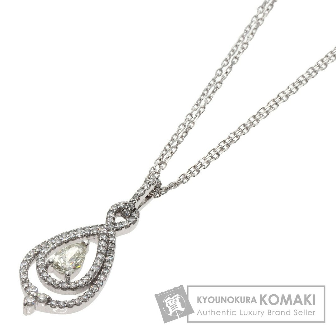 SELECT JEWELRY イエローダイヤモンド ダイヤモンド ネックレス K18WG ...