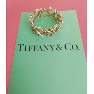 ティファニー(Tiffany & Co.)のティファニーラビング ハート バンド リング　9号くらい(リング(指輪))