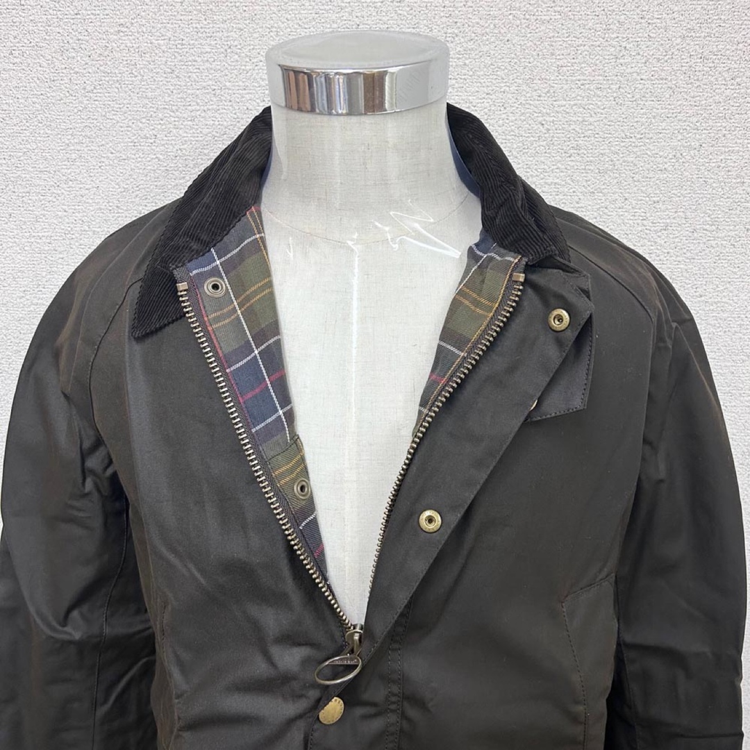 Barbour(バーブァー)の新品 BARBOUR メンズ ジャケット ASHBY WAX オリーブSサイズ メンズのジャケット/アウター(ブルゾン)の商品写真