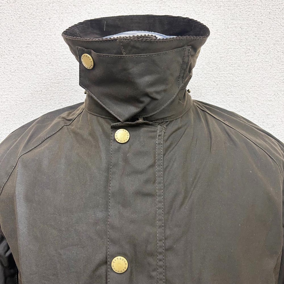 Barbour(バーブァー)の新品 BARBOUR メンズ ジャケット ASHBY WAX オリーブSサイズ メンズのジャケット/アウター(ブルゾン)の商品写真