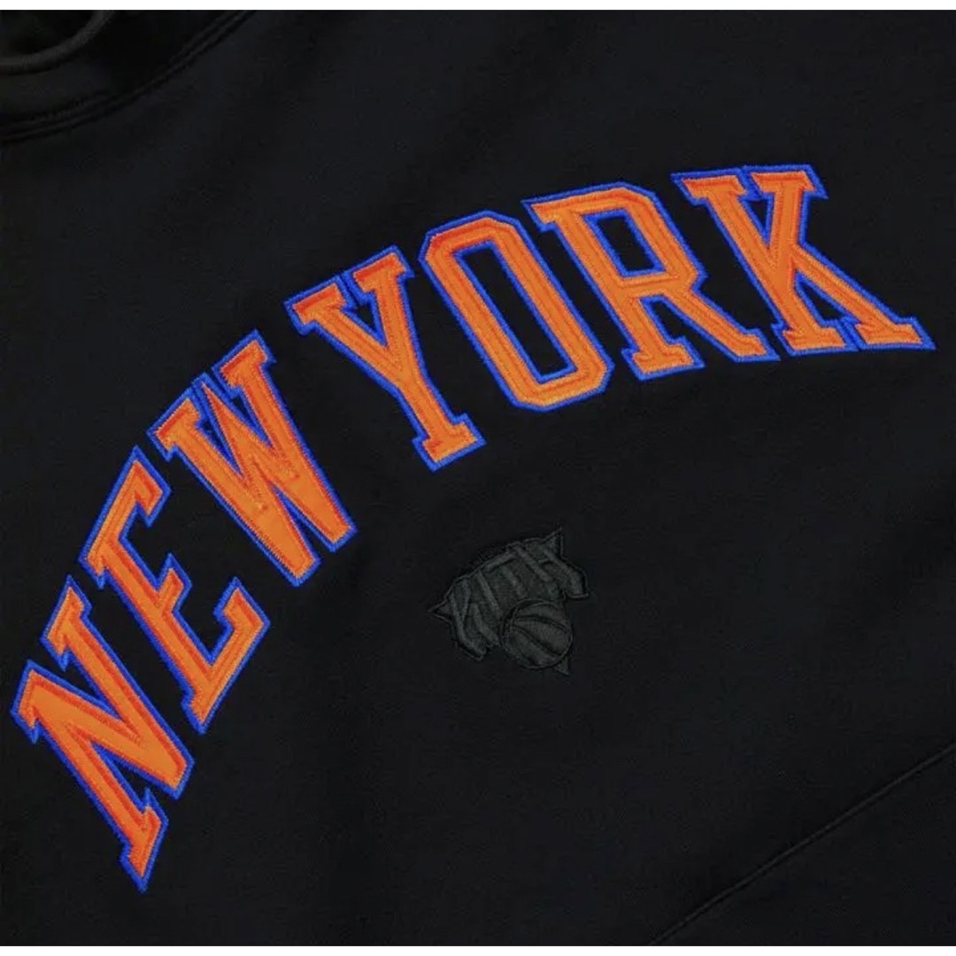 KITH × KNICKS HOODIE サイズＬ パーカー キス ニックス