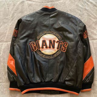 メジャーリーグベースボール(MLB)の超希少・美品　90s MLB サンフランシスコジャイアンツ レザースタジャン(スタジャン)