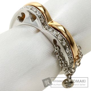 スタージュエリー(STAR JEWELRY)のSTAR JEWELRY ダイヤモンド 2連 リング・指輪 K18WG K18PG レディース(リング(指輪))