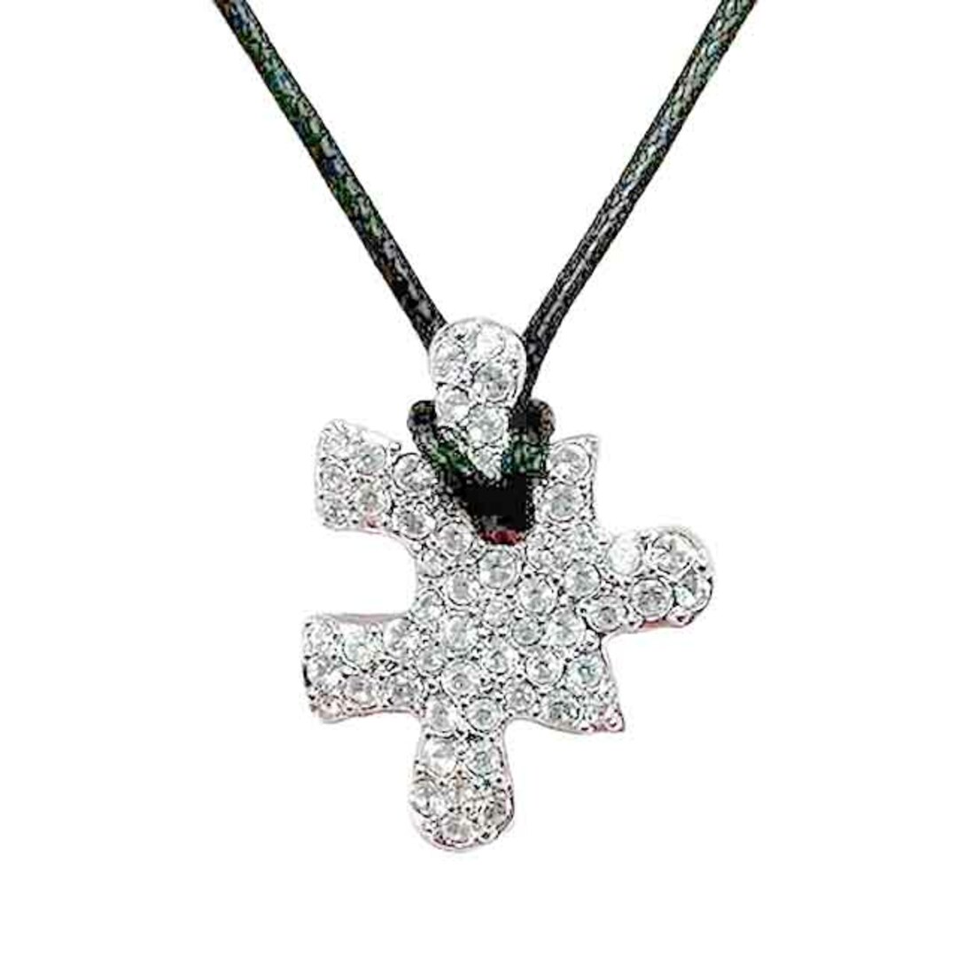 SWAROVSKI スワロフスキー　アクセサリー ネックレス レディース シルバー×ブラック ラインストーン