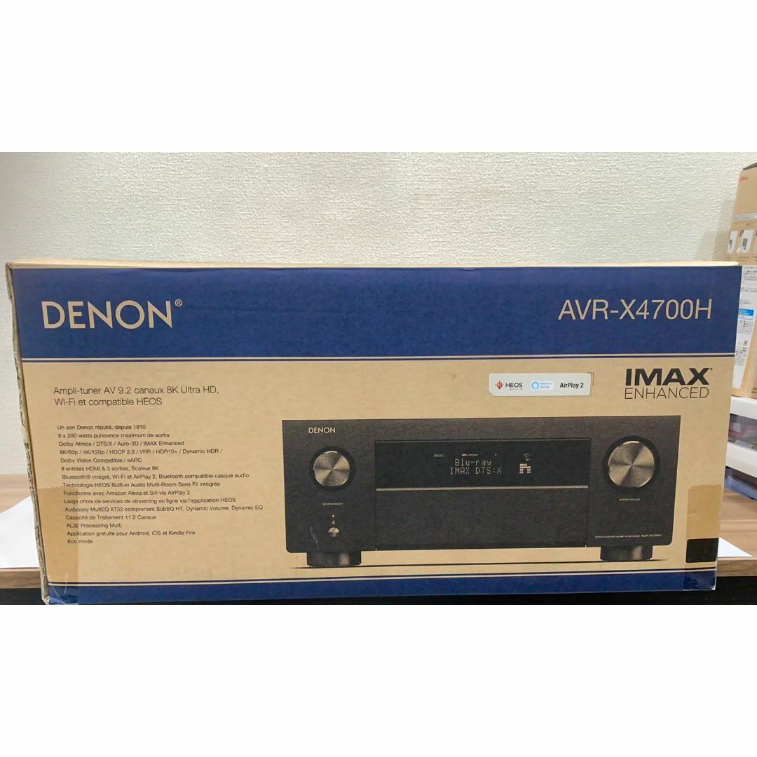未使用品 Denon サラウンドレシーバー AVアンプ AVR-X4700H