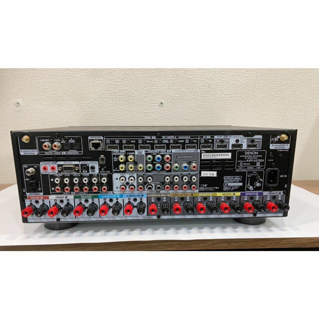 未使用品 Denon サラウンドレシーバー AVアンプ AVR-X4700H