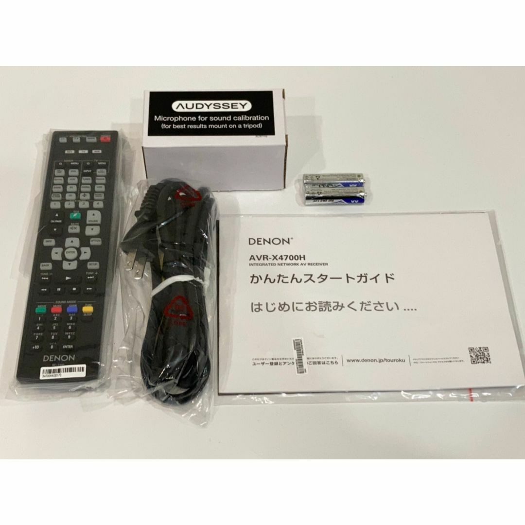 未使用品 Denon サラウンドレシーバー AVアンプ AVR-X4700H