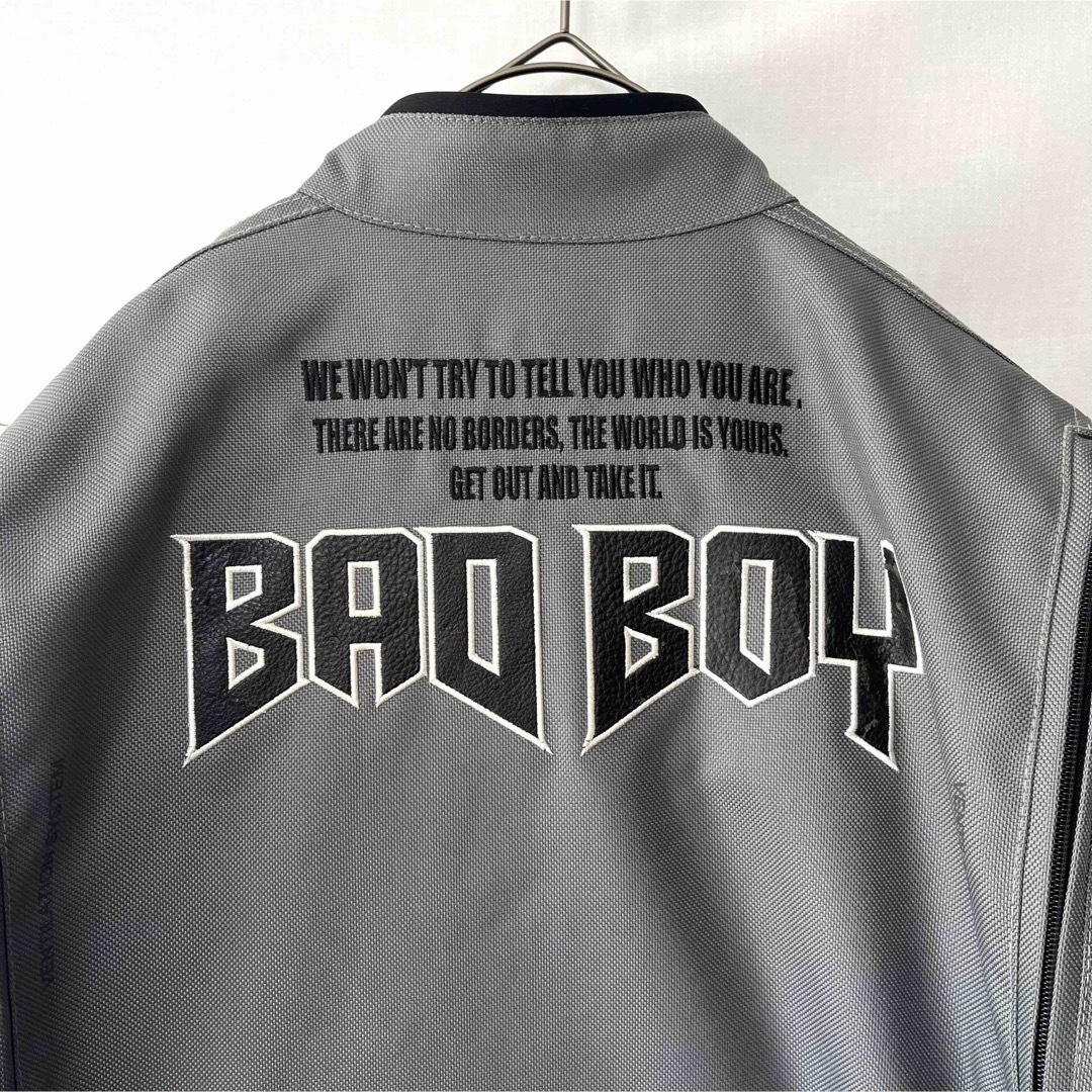 【美品】ライダースジャケット BADBOY 40サイズ バイク プロテクター