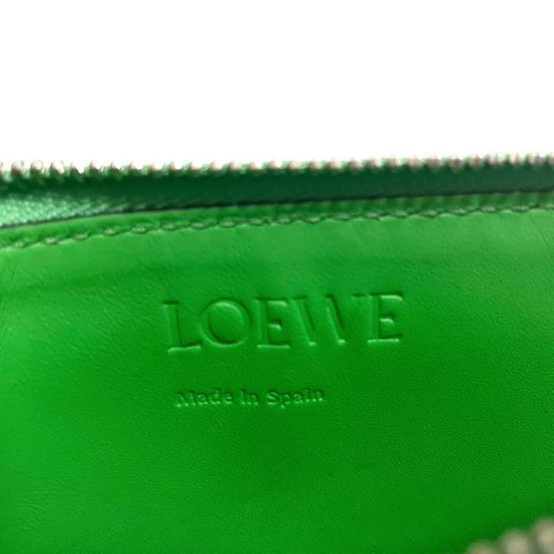 LOEWE - ロエベ カードケース グリーン レザーの通販 by ブランディア