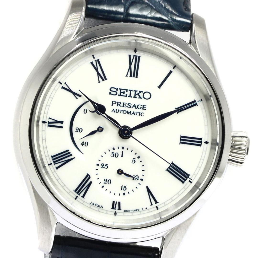 セイコー SEIKO 6R27-00S0/SARW053 プレザージュ 水月 有田焼 2020年限定エディション 自動巻き メンズ 良品 _767249