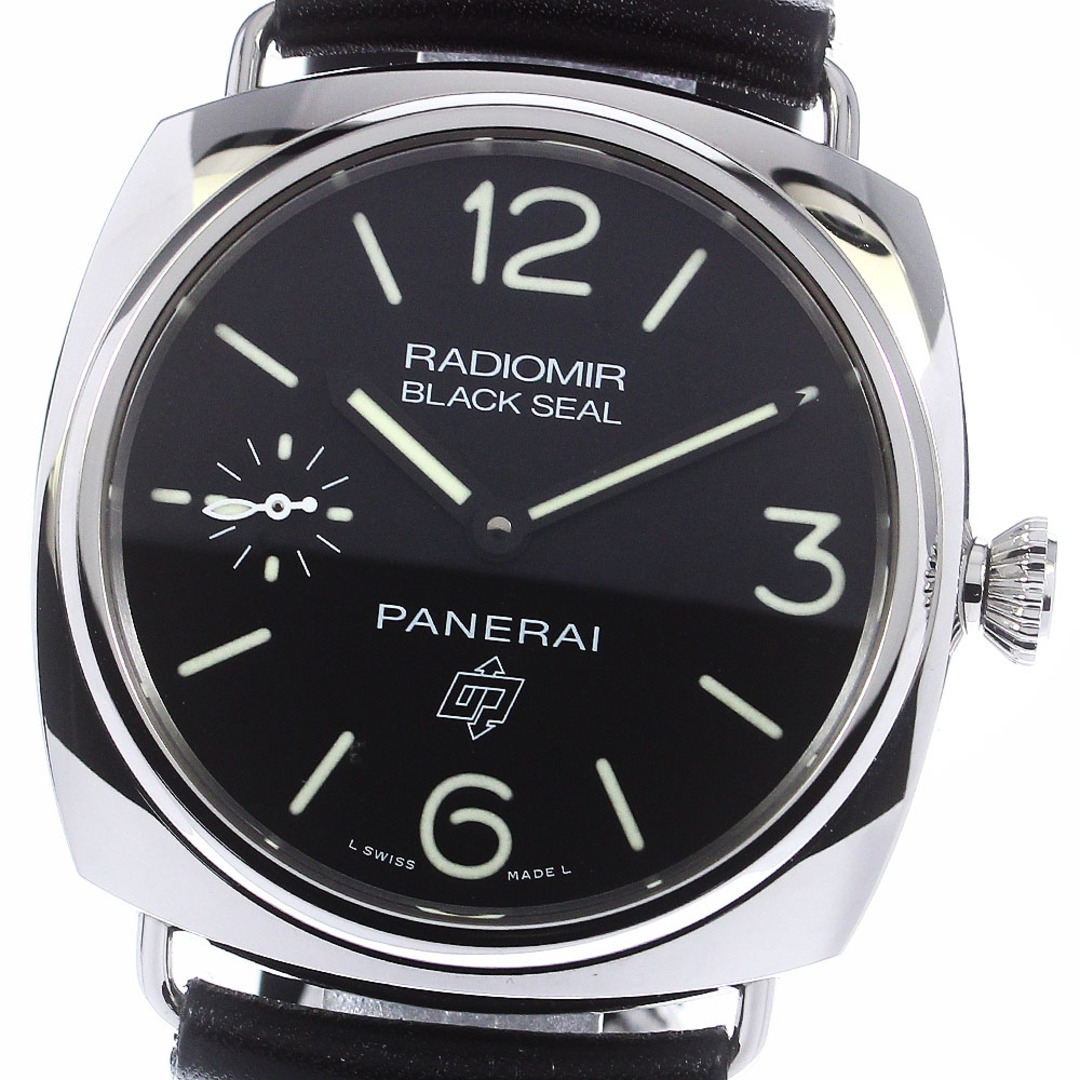 パネライ PANERAI PAM00380 ラジオミール ブラックシール ロゴ スモールセコンド 手巻き メンズ 良品 箱・保証書付き_769760