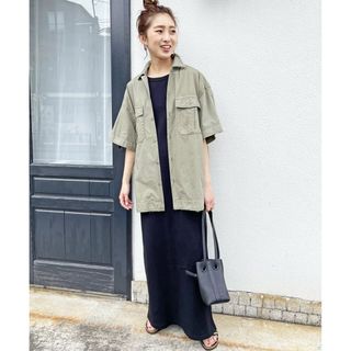 スピックアンドスパン(Spick & Span)のSpick&Span ガーメントダイユーティリティーシャツ(シャツ/ブラウス(半袖/袖なし))