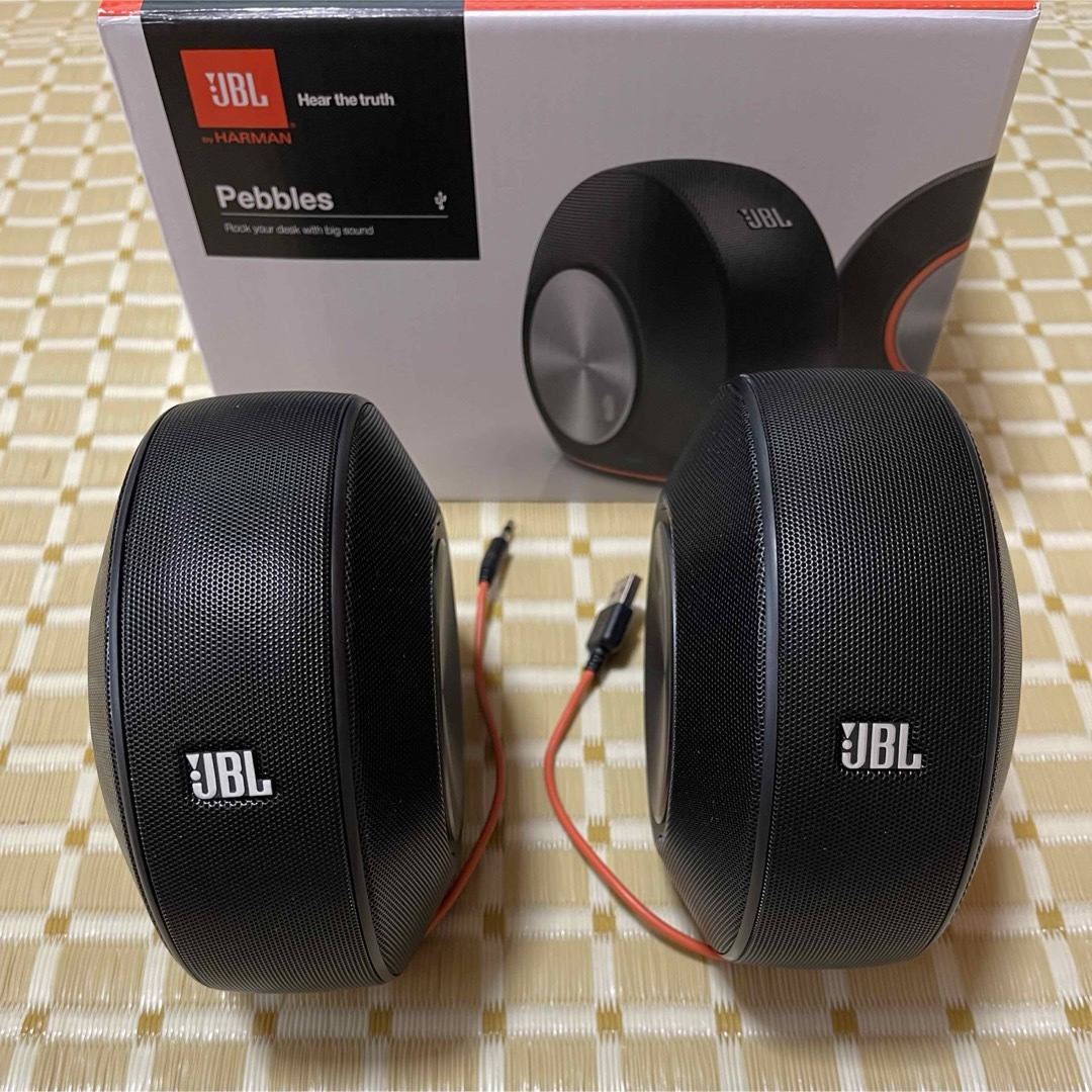 JBL　ＵＳＢ　ＤＡＣ内蔵バスパワードスピーカー　JBLPEBBLESBLKJN