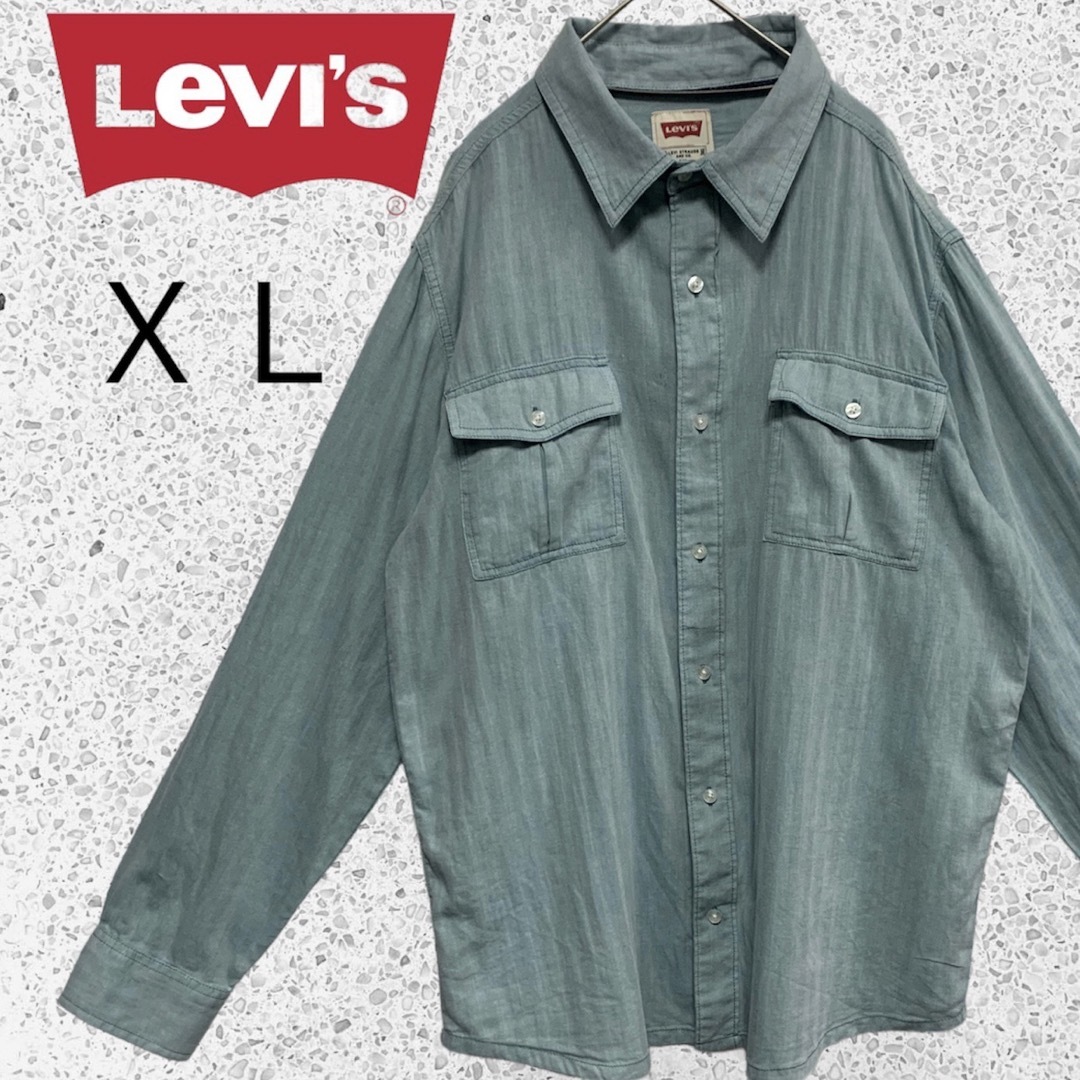 Levi's(リーバイス)のLEVI'S/リーバイス　ダンガリーシャツ　メンズＸＬ　US古着 メンズのトップス(シャツ)の商品写真