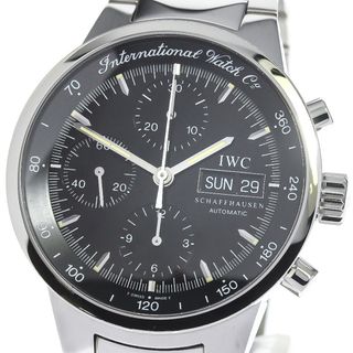 インターナショナルウォッチカンパニー(IWC)のIWC IWC SCHAFFHAUSEN 3707-008 GST クロノグラフ デイデイト 自動巻き メンズ 良品 保証書付き_770840(腕時計(アナログ))