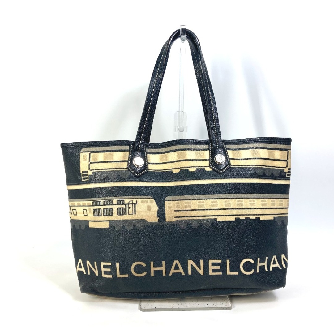 シャネル CHANEL セントラルステーション A34026 ショルダーバッグ 肩掛け カバン トートバッグ PVC ブラック