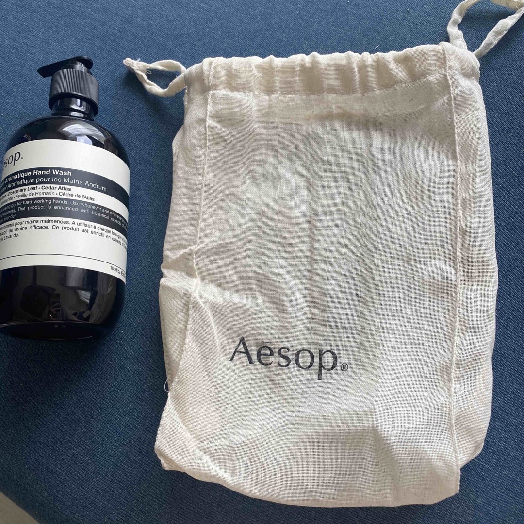 Aesop(イソップ)のイソップ　ハンドウォッシュ　麻巾着付き コスメ/美容のボディケア(ボディソープ/石鹸)の商品写真